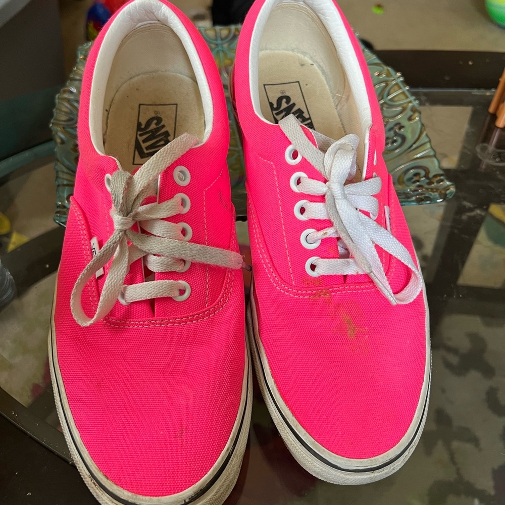 Neon Pink Vans